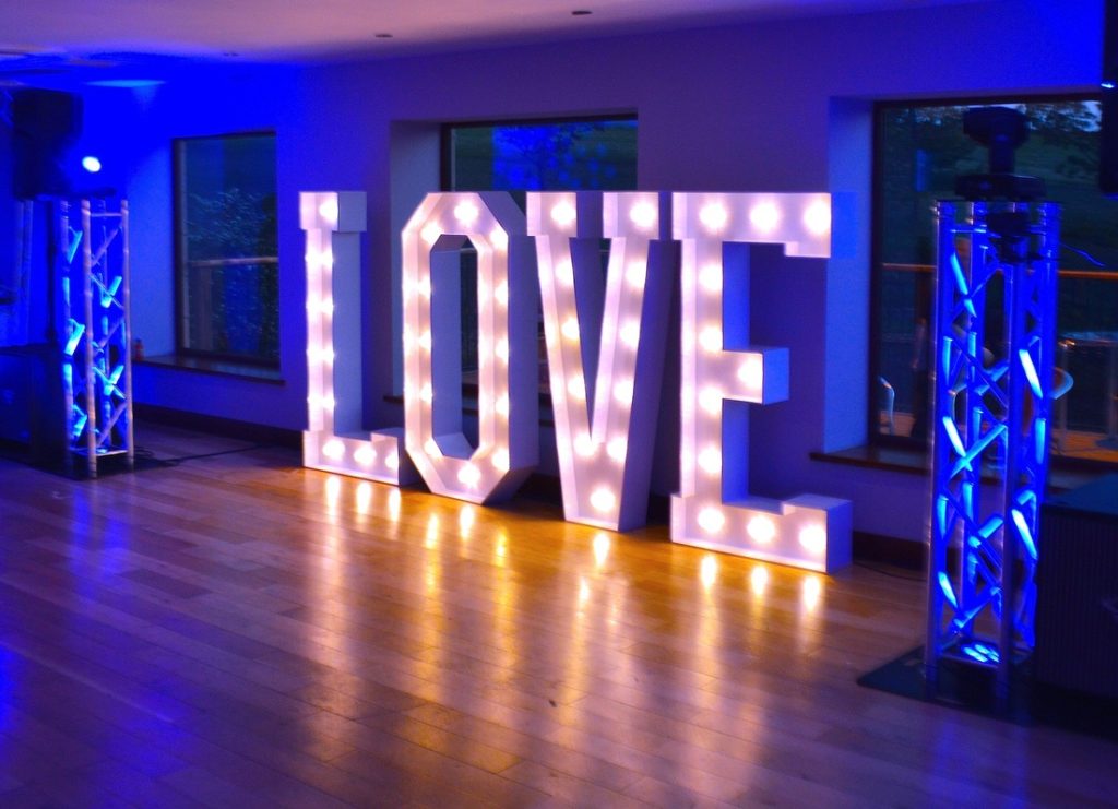 Large 5ft LOVE letters
